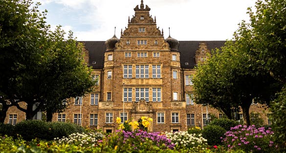 Photo of historic building in Oberhausen, Germany.
