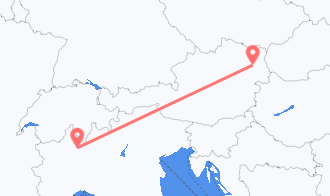 Train tickets from Vienna to Sesto Calende