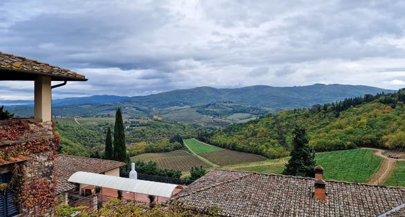 Verrazzano Castle. A vineyard in Tuscany, one of Italy's most popular areas.