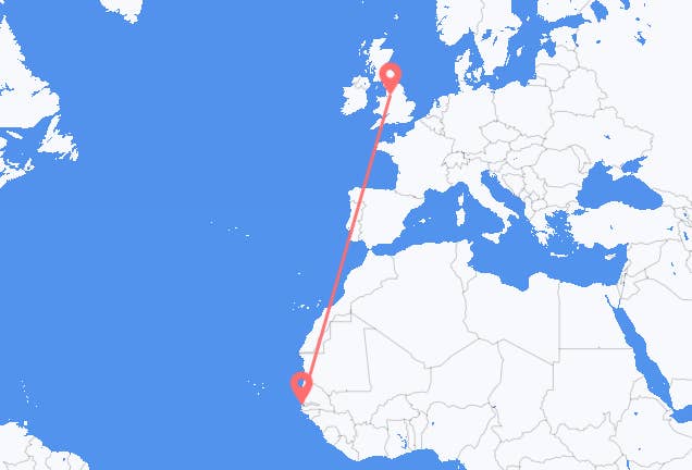 frá Banjul til Manchester