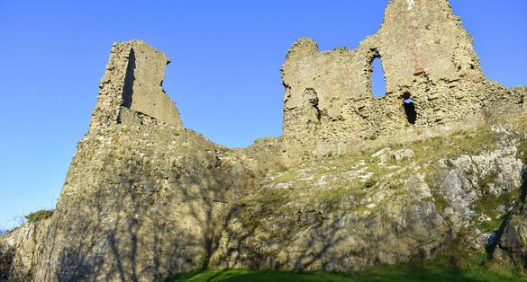 Photo of Montgomery Castle Ruin, Wales.