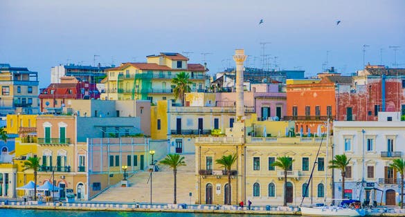 Photo of Brindisi harbour.