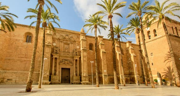 Photo of cathedral of Almeria city, Andalusia, Spain.