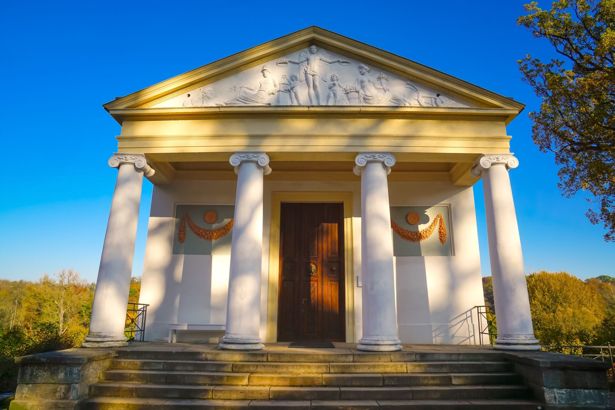 Roman House in the Park on the Ilm in Weimar, Thuringia, Germany