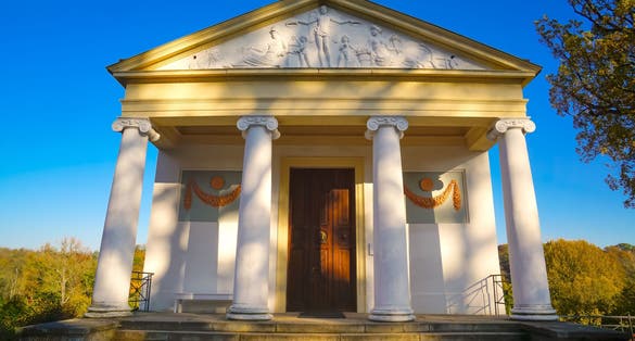 Roman House in the Park on the Ilm in Weimar, Thuringia, Germany