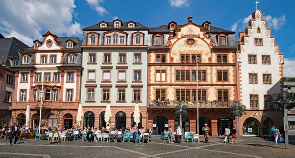 Photo of Marketplace Mainz , Germany.