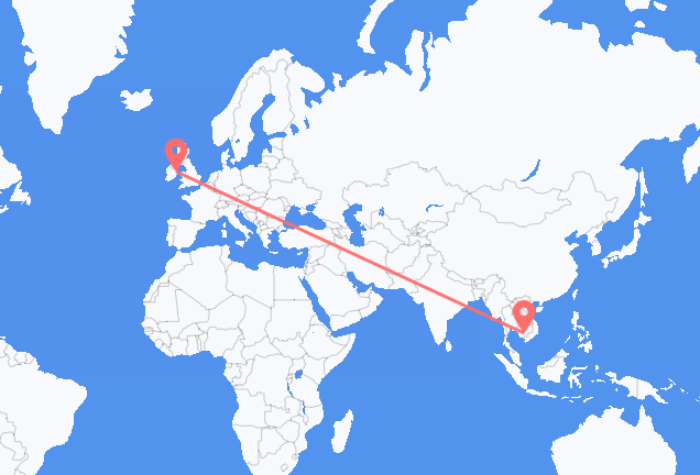 Phnom Penh to Dublin