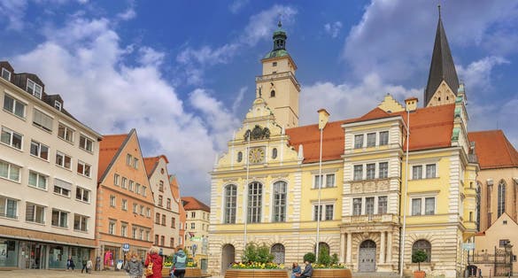 Photo of beautiful view of the old city of Ingolstadt , Germany, 