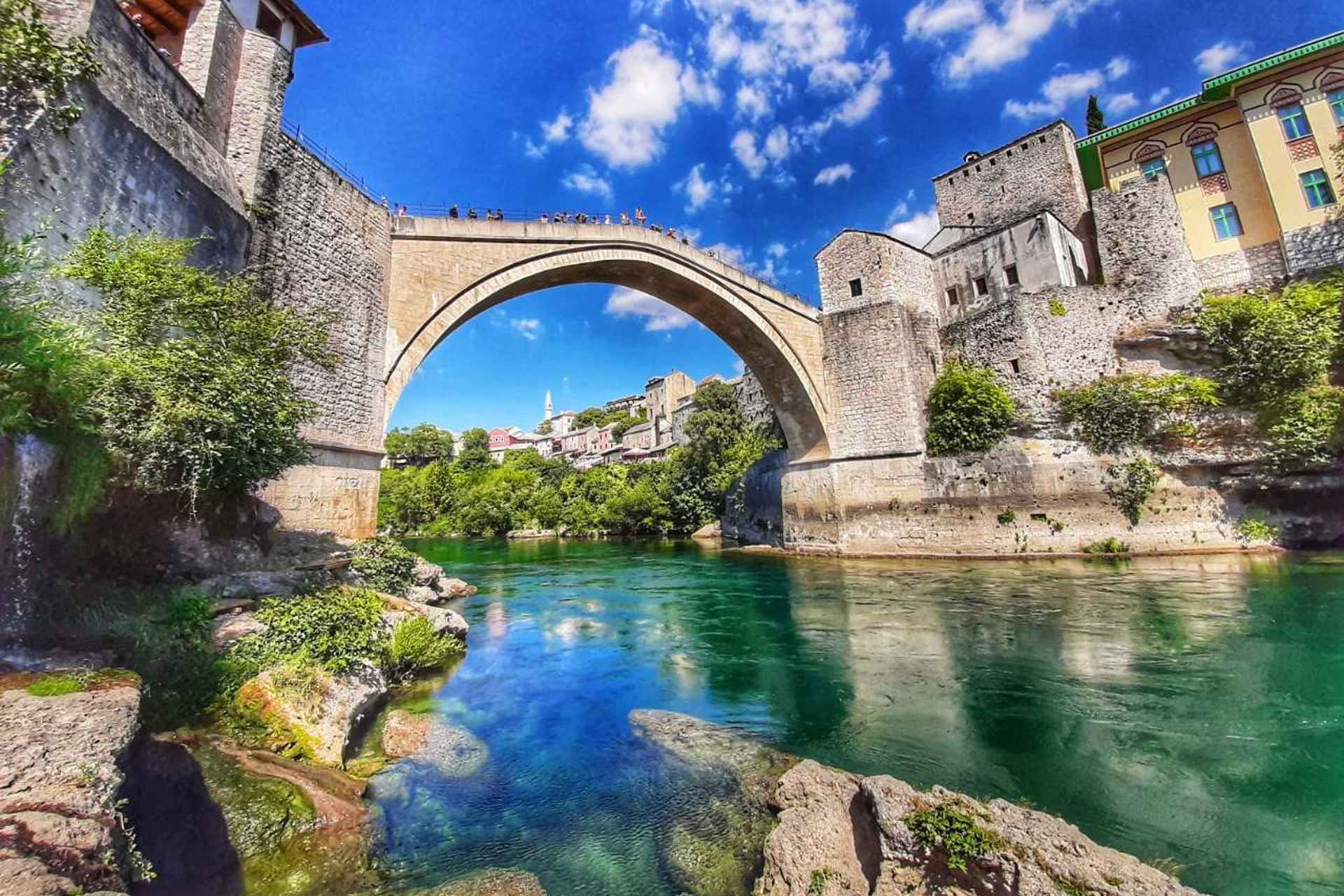 From Sarajevo: Mostar, Kravice Waterfalls and 4 Cities Tour