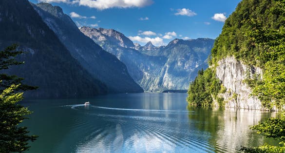 Photo of Konigssee Idyllic alpine lake in Berchtesgaden, Bavaria, Germany .
