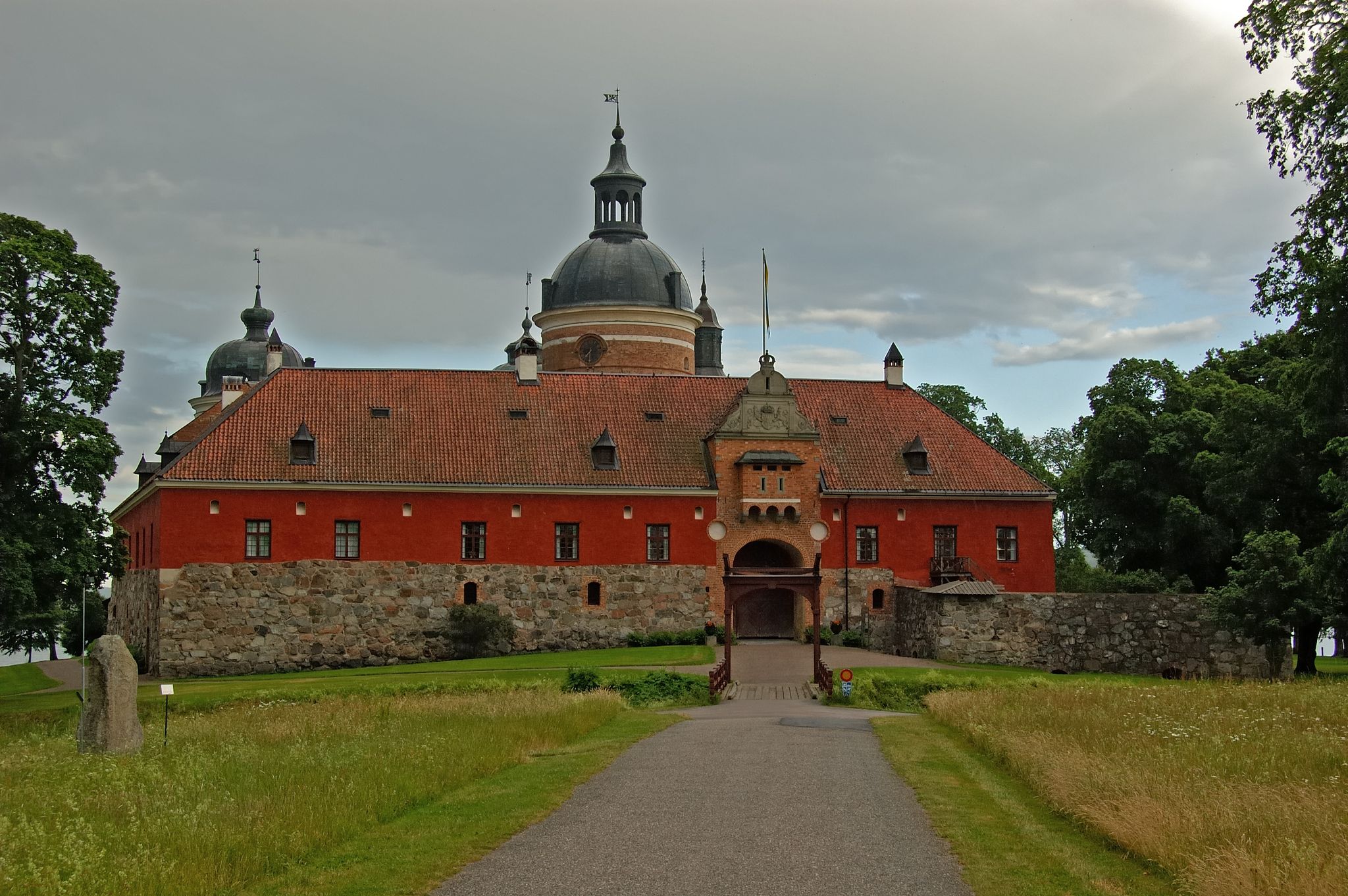 photo of view of Mariefred an idyllic historical village near Stockholm, Strängnäs, Södermanland, Sweden.