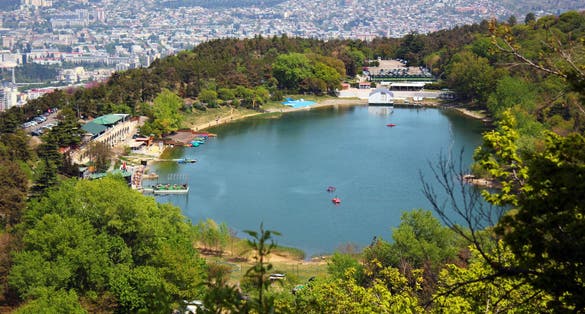 photo of Turtle Lake in Tbilisi, Georgia.