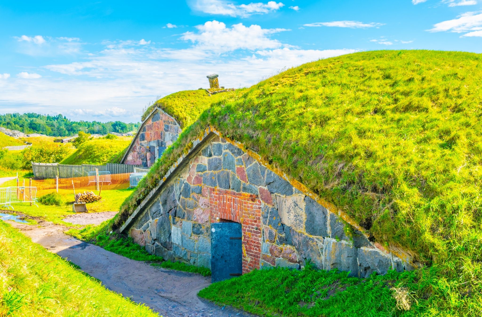 Photo of Suomenlinna fortress in Finland.