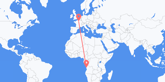Angola to France