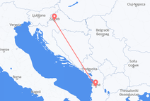 Zagreb to Tirana