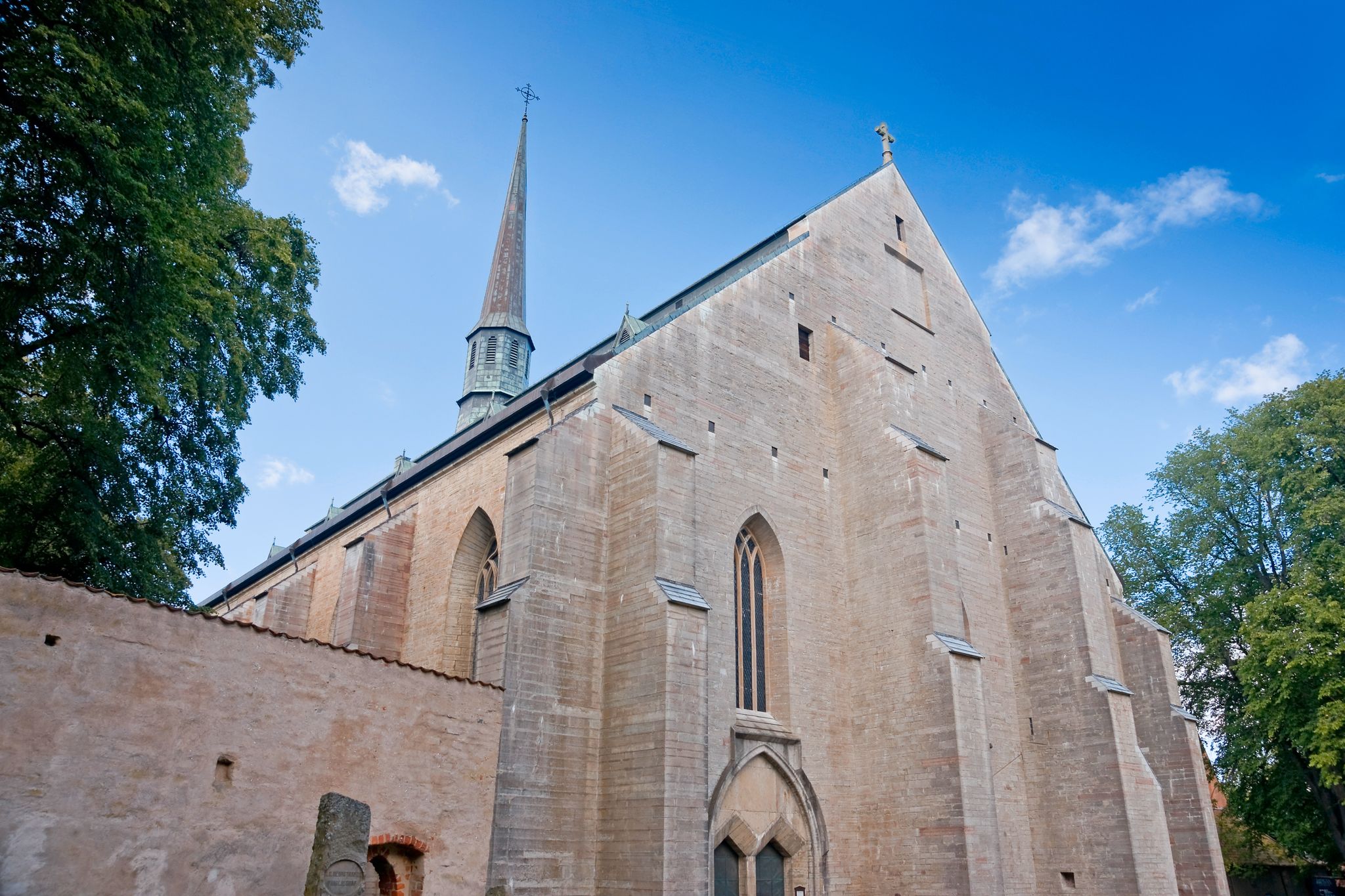 photo of close shot of Vadstena Abbey in Vadstena ,Sweden.
