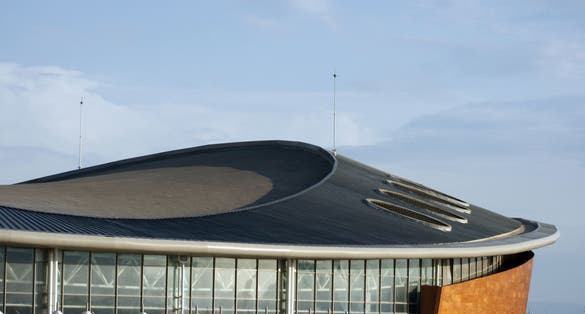 photo of view of architecture details from modern stadium at palaio faliro piraeus athens greece roof, Municipality of Palaio Faliro, Greece.