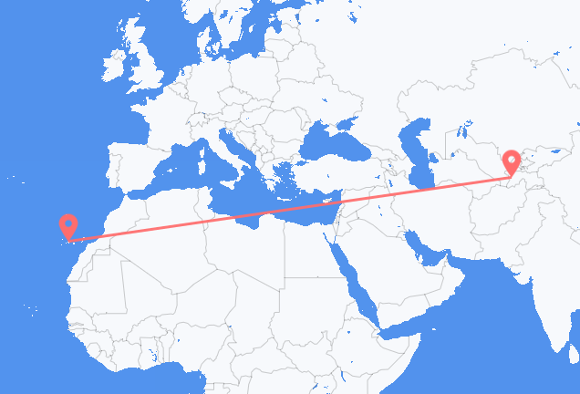 Душанбе на Тенерифе