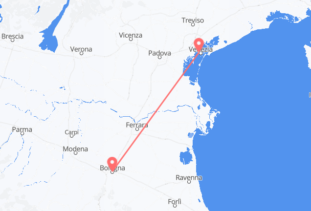 Cheap Flights from Venice to Bologna – Low Fares & Wide Selection