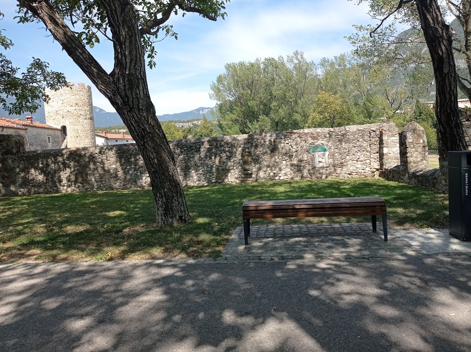 castle walls, Ajdovščina, Slovenia