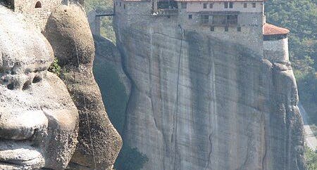 photo of view of Moni Rousanou, Kastraki, Greece.