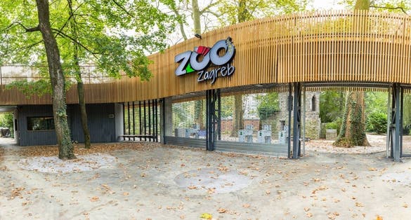 Photo of Sign of Zagreb zoo park, Croatia.