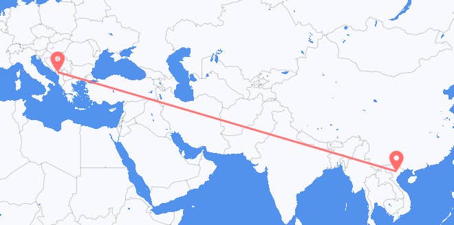 ベトナム モンテネグロへ