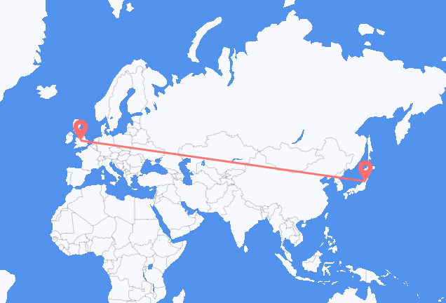 Sendai to Birmingham