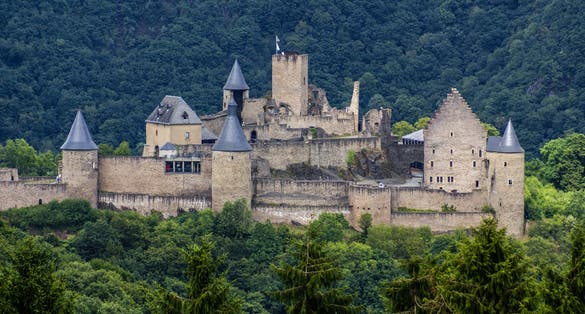 photo of bourscheid castle in luxembourg.
