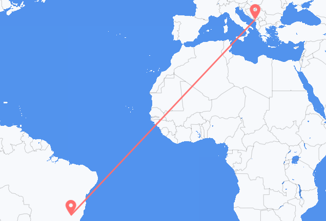 Belo Horizonte to Podgorica