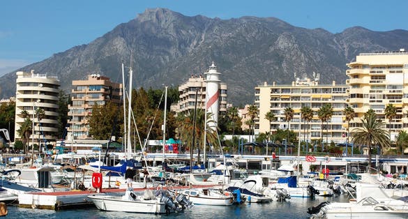 Marbella city in the province of Malaga in the Andalusia, Spain