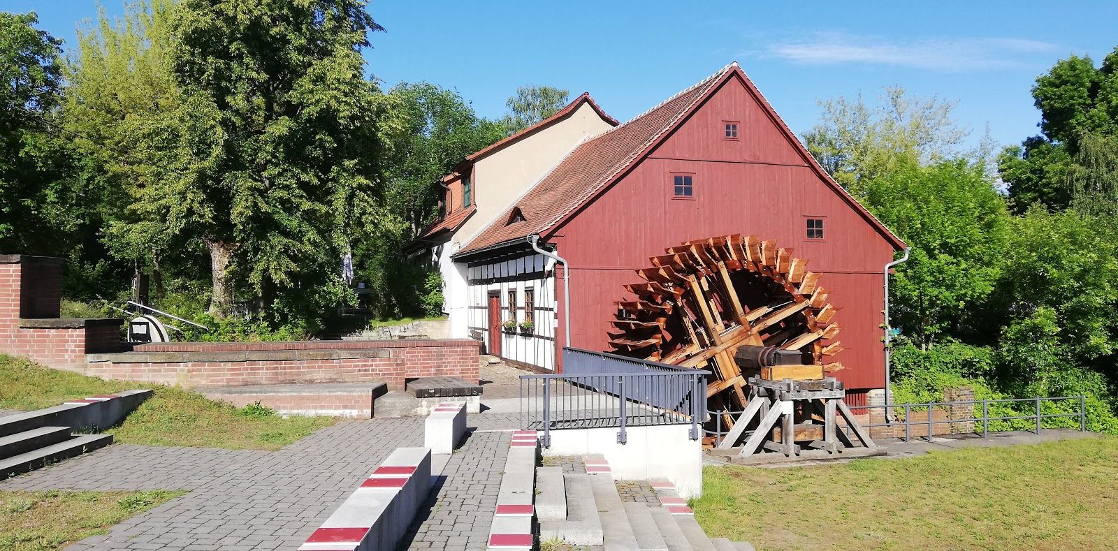 Technical monument Spreewehrmuhle, Saspow, Cottbus - Chóśebuz, Brandenburg, Germany