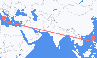 Valletta to Manila