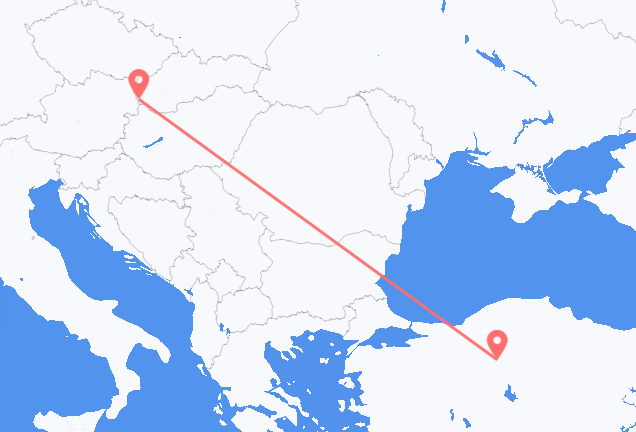 Bratislava to Ankara