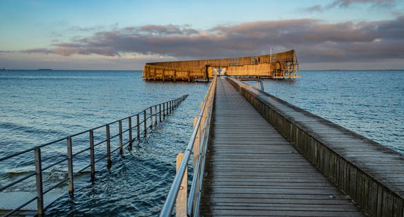 Photo of Kastrup Sea bath on Amager Strandpark, Copenhagen, Denmark.