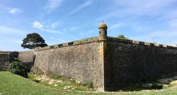 Fortification of the fortress of Santiago da Barra, Viana do Castelo, Portugal.