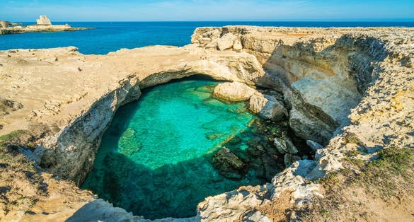 Roca Vecchia Melendugno in provincia di Lecce Puglia