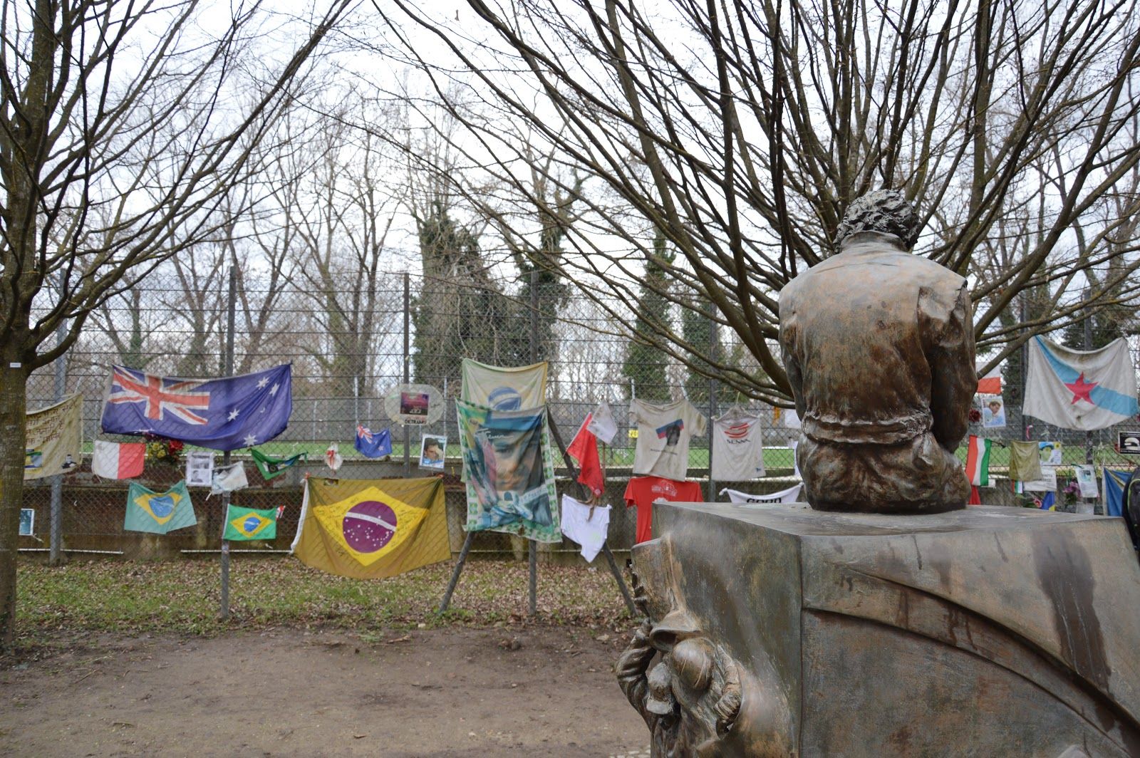 Ayrton Senna monument, Tre Monti - Zello, Imola, Nuovo Circondario Imolese, Bologna, Emilia-Romagna, Italy