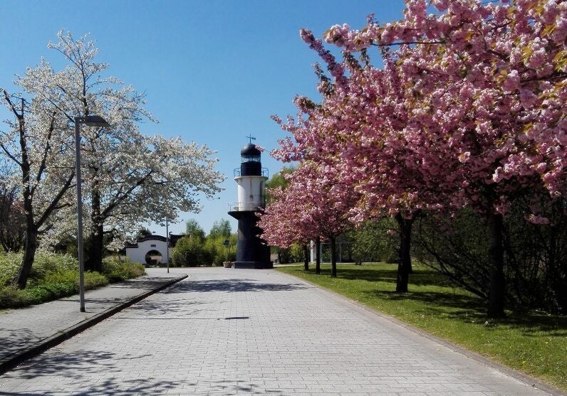 photo of view of IGA Park,Rostock Germany.