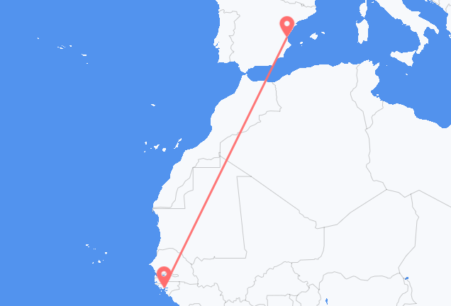 Bissau to Valencia
