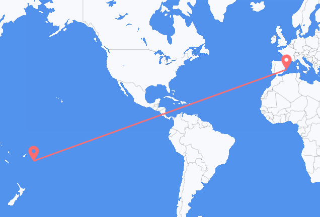 frá Nukuʻalofa til Ibiza