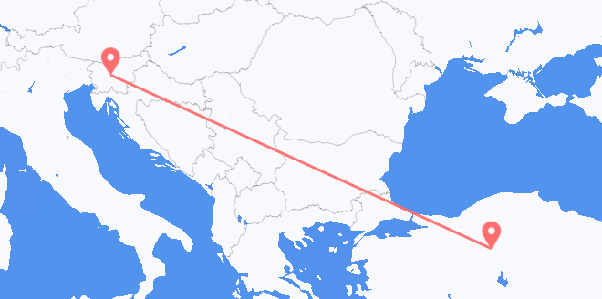 Turkey to Slovenia