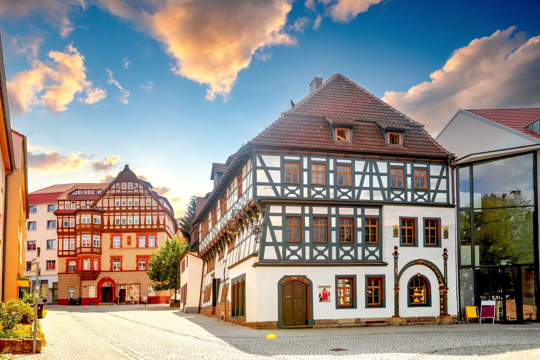 photo of view of Lutherhouse in Eisenach, Thueringen, Germany.