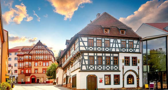 photo of view of Lutherhouse in Eisenach, Thueringen, Germany.