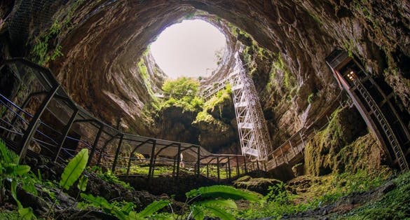photo of the magnificent Padirac Cave in Padirac, France.