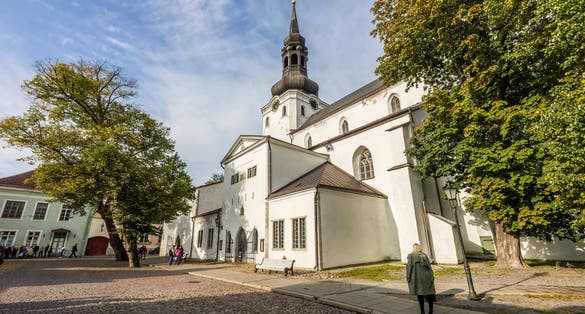 Photo of St Mary's Cathedral in Tallinn, Estonia.