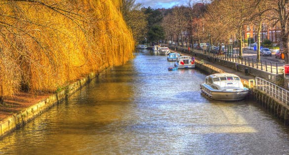 photo of view of Norwich, England.