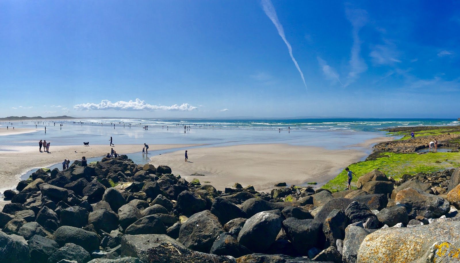Enniscrone Beach, Carrowhubbuck South, Kilglass ED, Ballymote-Tubbercurry Municipal District, County Sligo, Connacht, Ireland