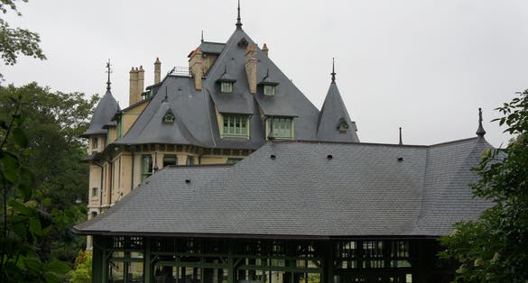 View from the gardens.