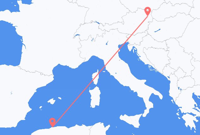 Algiers to Vienna